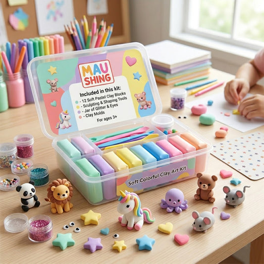Soft Colorful Clay Art Kit