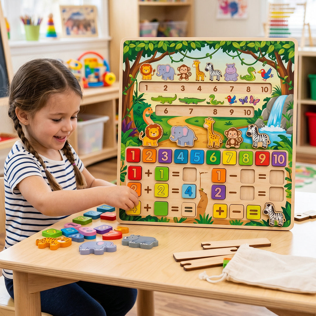 Jungle Math Adventure Board