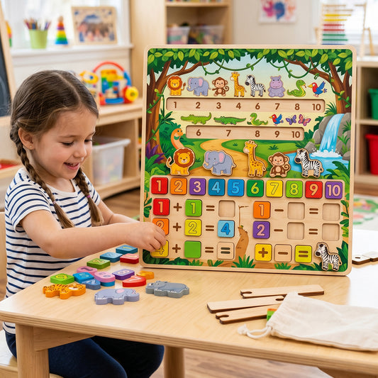 Jungle Math Adventure Board