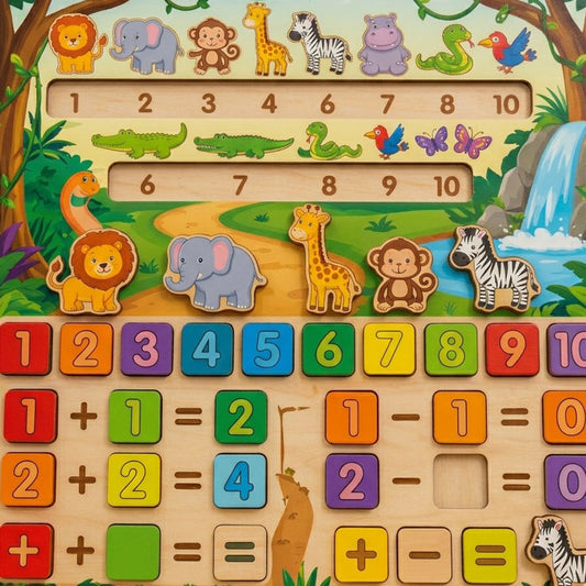 Jungle Math Adventure Board