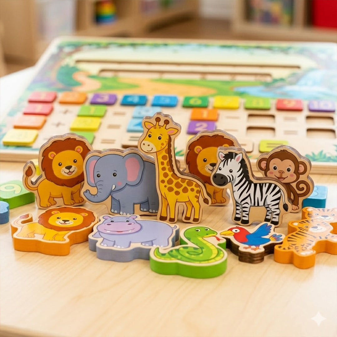 Jungle Math Adventure Board