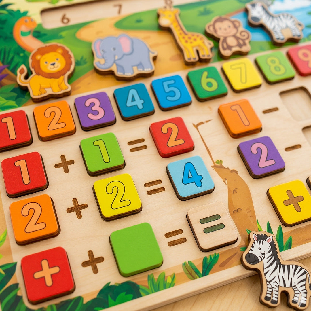 Jungle Math Adventure Board