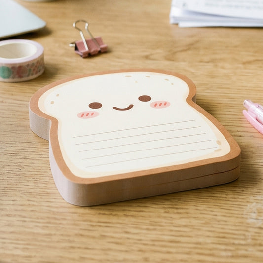 Happy Toast Die-Cut Sticky Notes