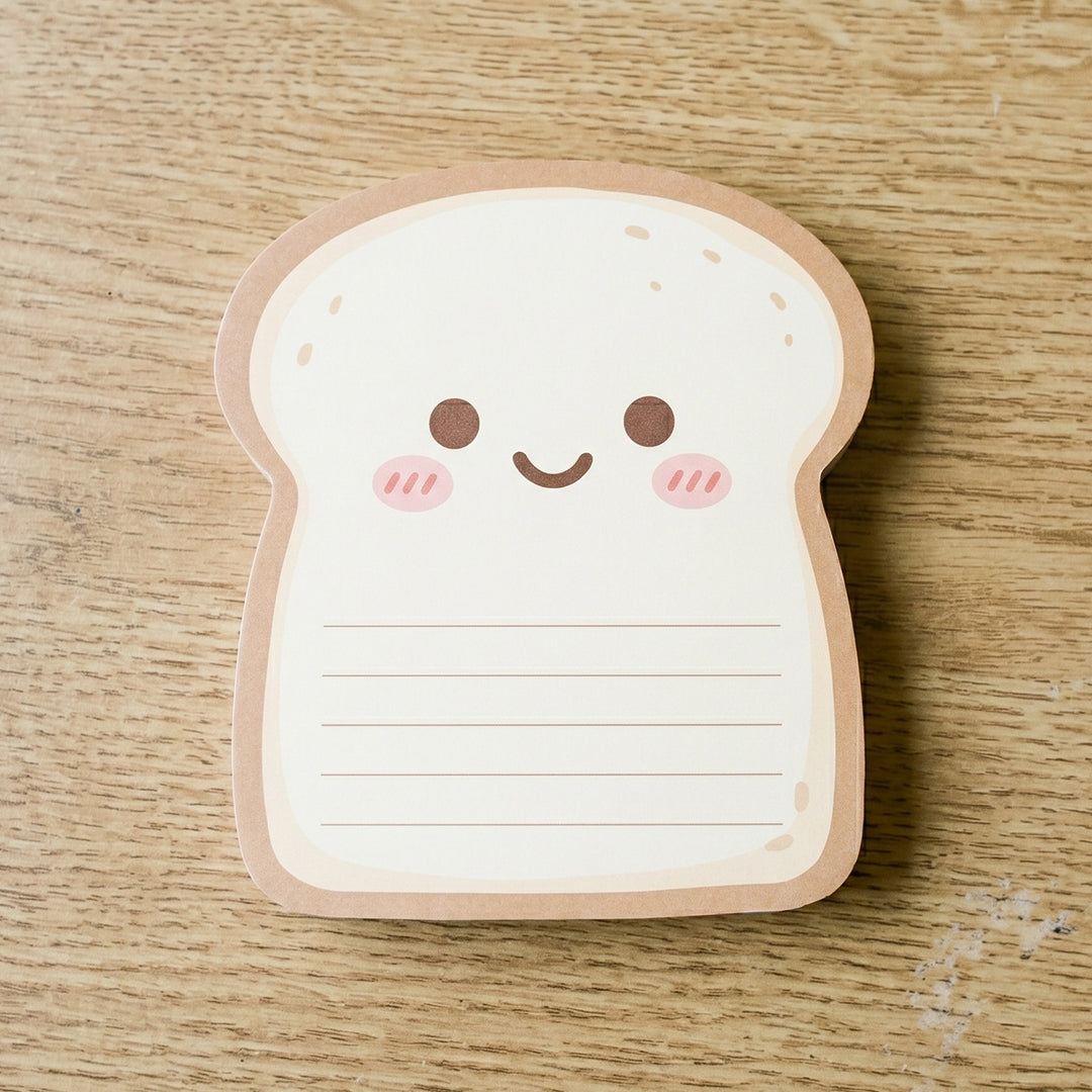 Happy Toast Die-Cut Sticky Notes